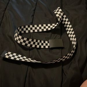 Hot topic checkered belt